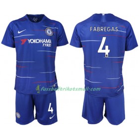 Fußballtrikots Chelsea FABREGAS 4 Kinder 2018-2019 Kurzarm Heimtrikotsatz kaufen